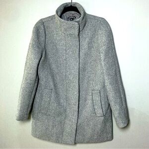 J. CREW MERCANTILE Wool Grey Coat Cocoon Ladies size‎ 6